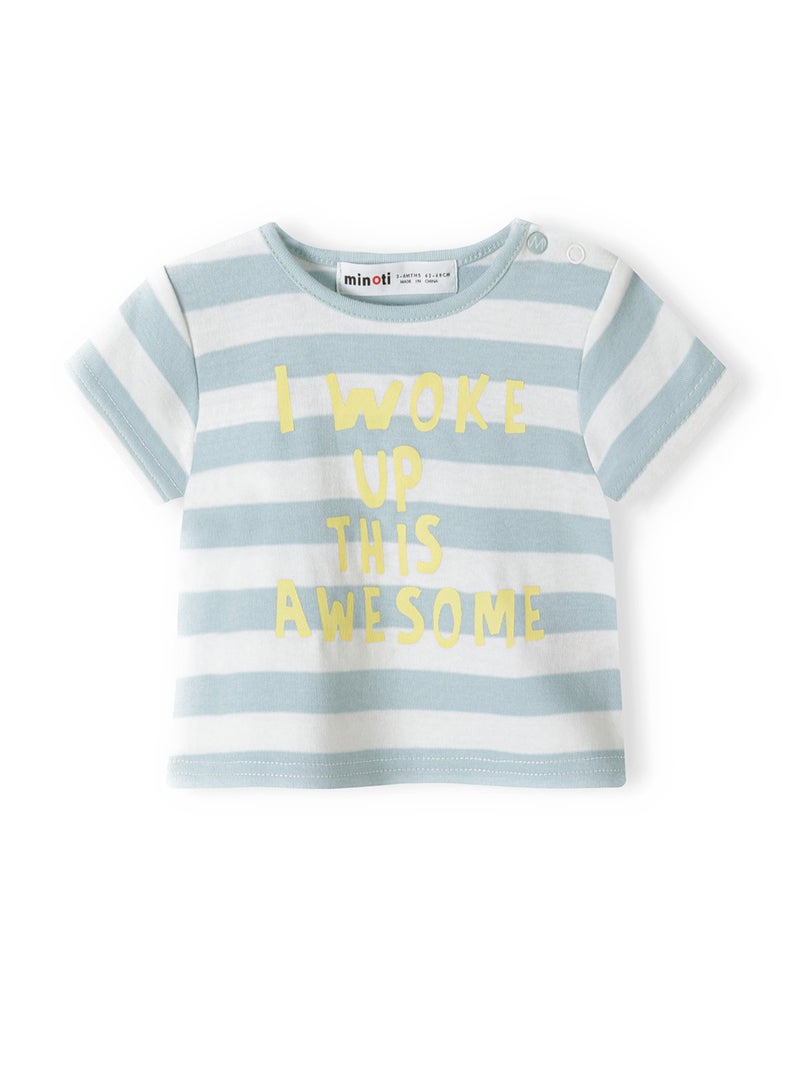 MINOTI Baby 2-Pack Cotton Short Sleeves T-Shirts with Print  - Image 3