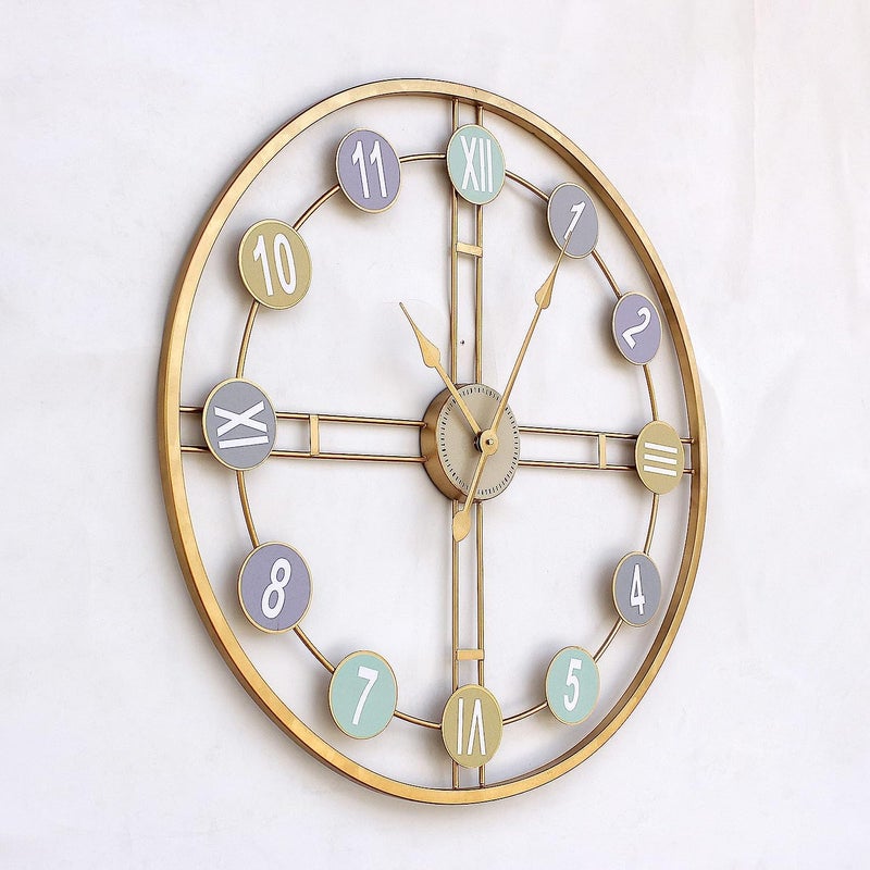 Arabs Morden Metal Wall Clock for Living Room Bedroom Office Kitchen Stylish Wall Clock for Home and Hall Designer Big Size Modern 60 CM - Image 4