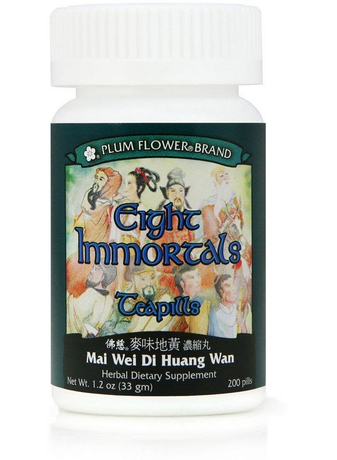 Eight Immortals Teapills (Mai Wei Di Huang Wan) 200 Ct Plum Flower