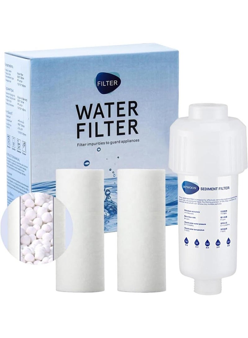 أوميلو نظام ترشيح مياه الصنبور طويل الأمد من Omelo، فلتر مياه للصنبور، يزيل الملوثات الضارة مثل الكلور والمعادن والرواسب – يناسب الصنابير القياسية. - Image 1