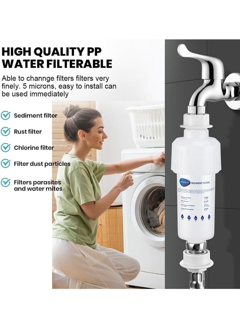 أوميلو نظام ترشيح مياه الصنبور طويل الأمد من Omelo، فلتر مياه للصنبور، يزيل الملوثات الضارة مثل الكلور والمعادن والرواسب – يناسب الصنابير القياسية. - Image 4