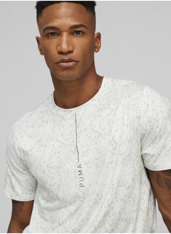 PUMA Studio Mens Yogini Lite Printed Training T-Shirt  - Image 5