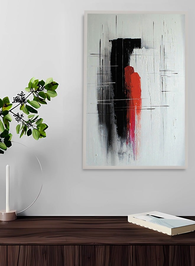 4gdran Canvas Wall Art For Wall Decoration, Abstract Design,with a Hollow Frame,Size (120x80),One Piece  - Image 3