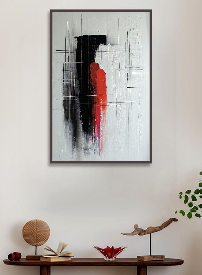 4gdran Canvas Wall Art For Wall Decoration, Abstract Design,with a Hollow Frame,Size (120x80),One Piece  - Image 4