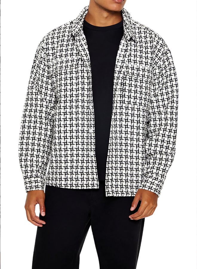 FOREVER 21 Long Sleeve Button-Down Shirt - Image 1