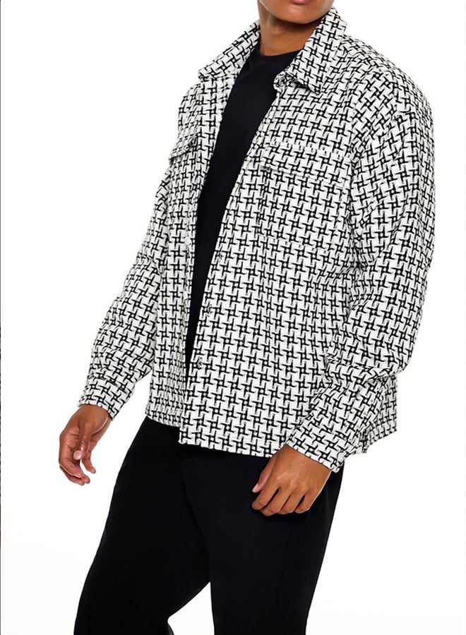 FOREVER 21 Long Sleeve Button-Down Shirt - Image 4