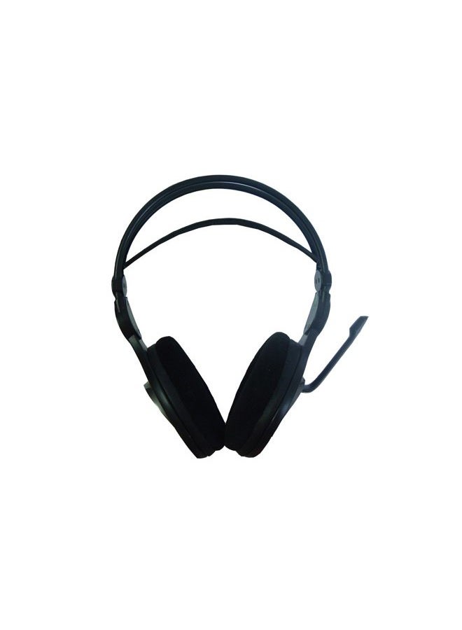 A4TECH HS-100 Stereo Gaming Headset Office Headphone with Aux Mic Split - Image 2