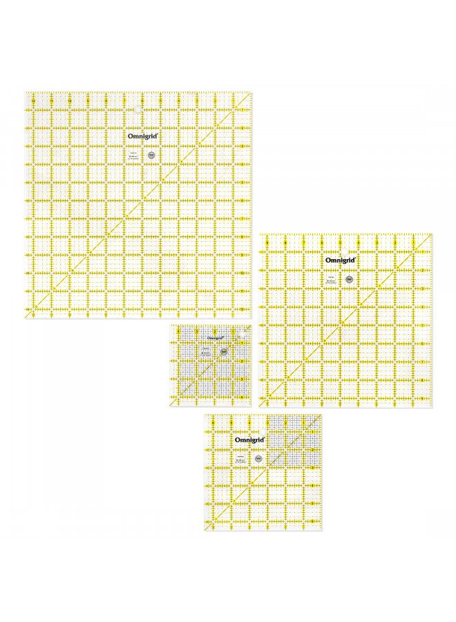Omnigrid R45125S 12-1/2-Inch Square Value Pack, 4-Count - Image 1