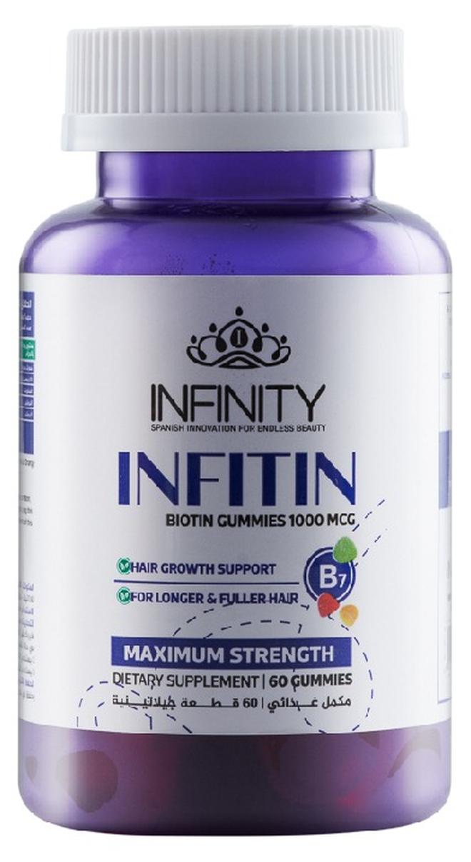 Infinity 60 Gummies Infitin Biotin 1000 MCG - Image 1
