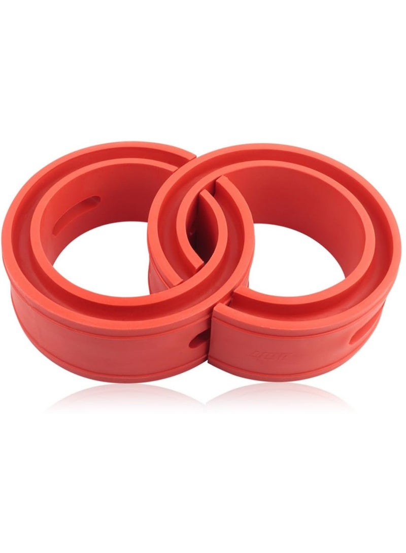 2PCS Front-Rear Coil Spring Spacer for 1.45''-1.65'' Spring Spacing,Heavy-Duty Coil Spring Booster Enhance Spring Rate,Universal Coil Spring Spacers Car Accessories for 2000-2500Lb Car - Image 1
