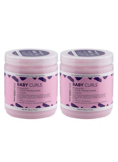 Aunt Jackie's Kids Baby Curls Moisture Rich Curling And Twisting Custard For Naturally Curly Coily And Wavy Hair 15 Oz 2 Pack  - Image 1
