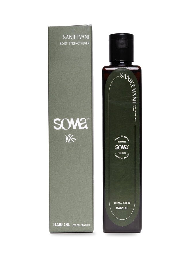SOMA Sanjeevani Hair Oil | Ayurvedic Herbal and Organic Root Strengthening & Hair Fall Control | With 13 Herbs & Cold-Pressed Coconut Oil | 200 ml - Image 2