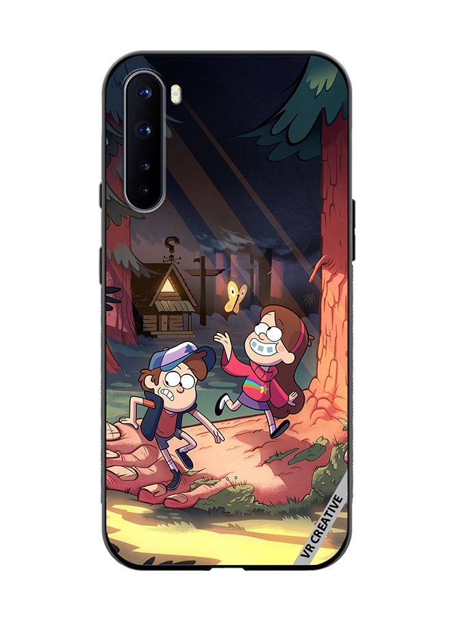VR CREATIVE Protective Case Cover For OnePlus Nord Gravity Falls Design Multicolour - Image 1