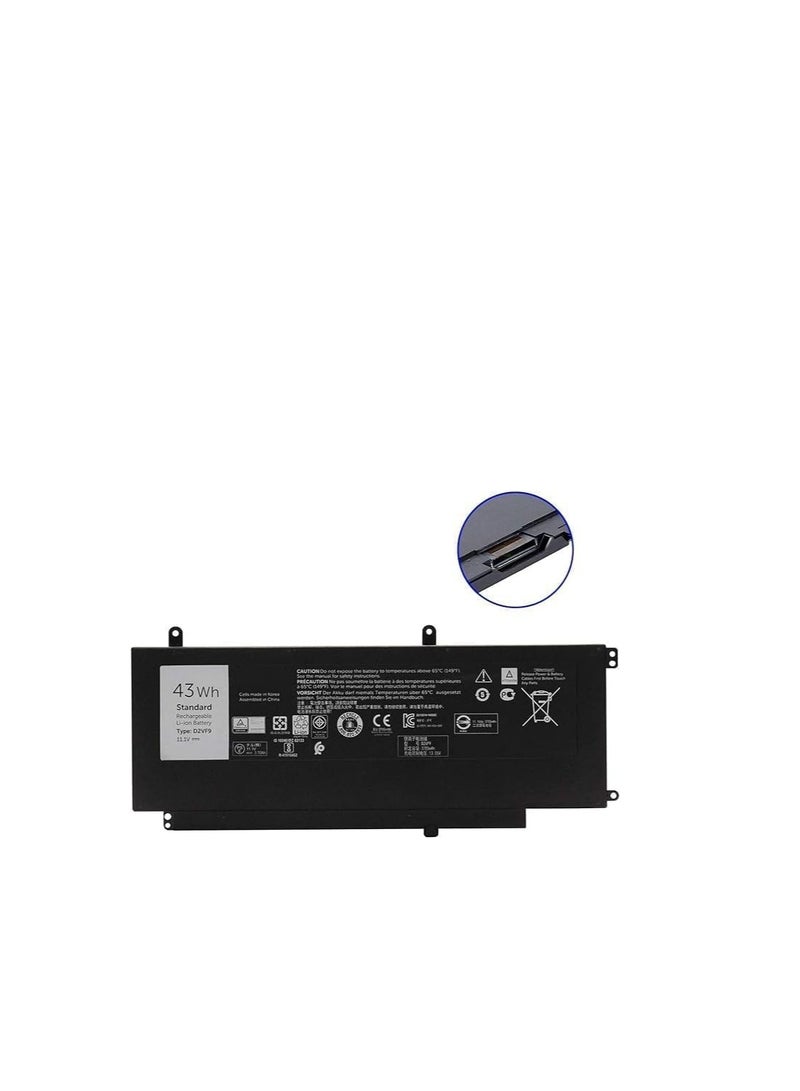 Terabyte Replacement Laptop Battery For Dell Inspiron 15 7547 7548/Vostro 14 5459 PXR51 0YGR2V 0PXR51 Black - Image 2