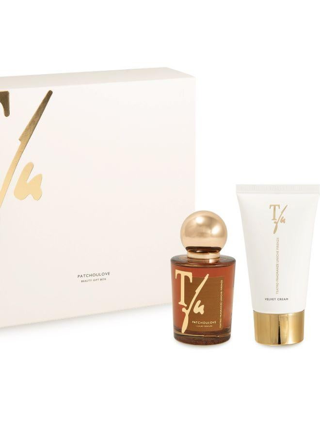Teatro Giftbox Beauty Patchoulove EDP 50ml + Velvel Cream 75ml - Image 1