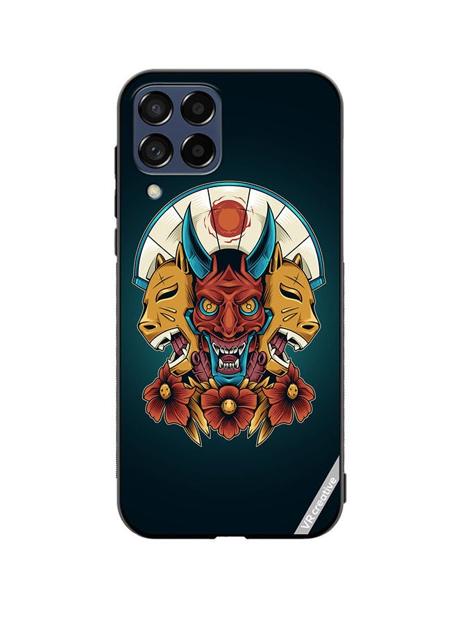 VR CREATIVE Protective Case Cover For Samsung Galaxy M53 Devil Mask Design Multicolour - Image 1