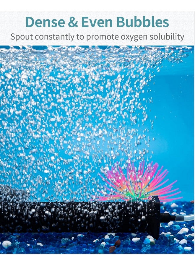 Pawfly 16 Inch Air Stone Cylinder for Larger Pumps Bubble Diffuser Release Tool for Large Aquariums Outdoor Pond Garden Circulation Systems and DWC Reservoirs, 2 Pack - Image 2