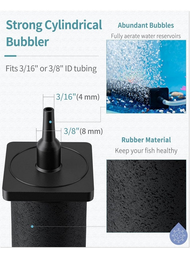 Pawfly 16 Inch Air Stone Cylinder for Larger Pumps Bubble Diffuser Release Tool for Large Aquariums Outdoor Pond Garden Circulation Systems and DWC Reservoirs, 2 Pack - Image 4