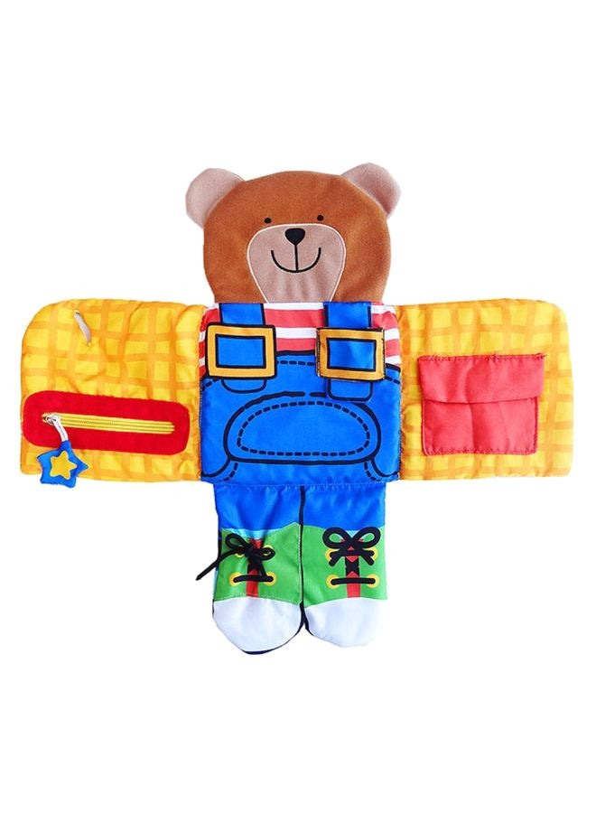 Dress Up Bear Zipper Button Book  - Image 1