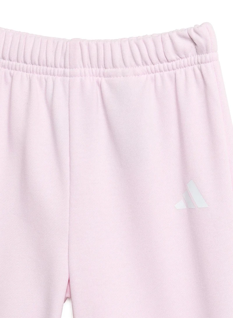 adidas بدلة رياضية وردية للأطفال