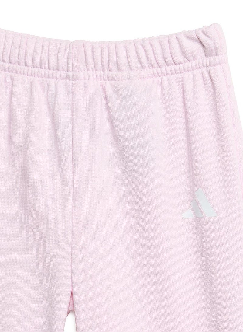 adidas بدلة رياضية وردية للأطفال - Image 4