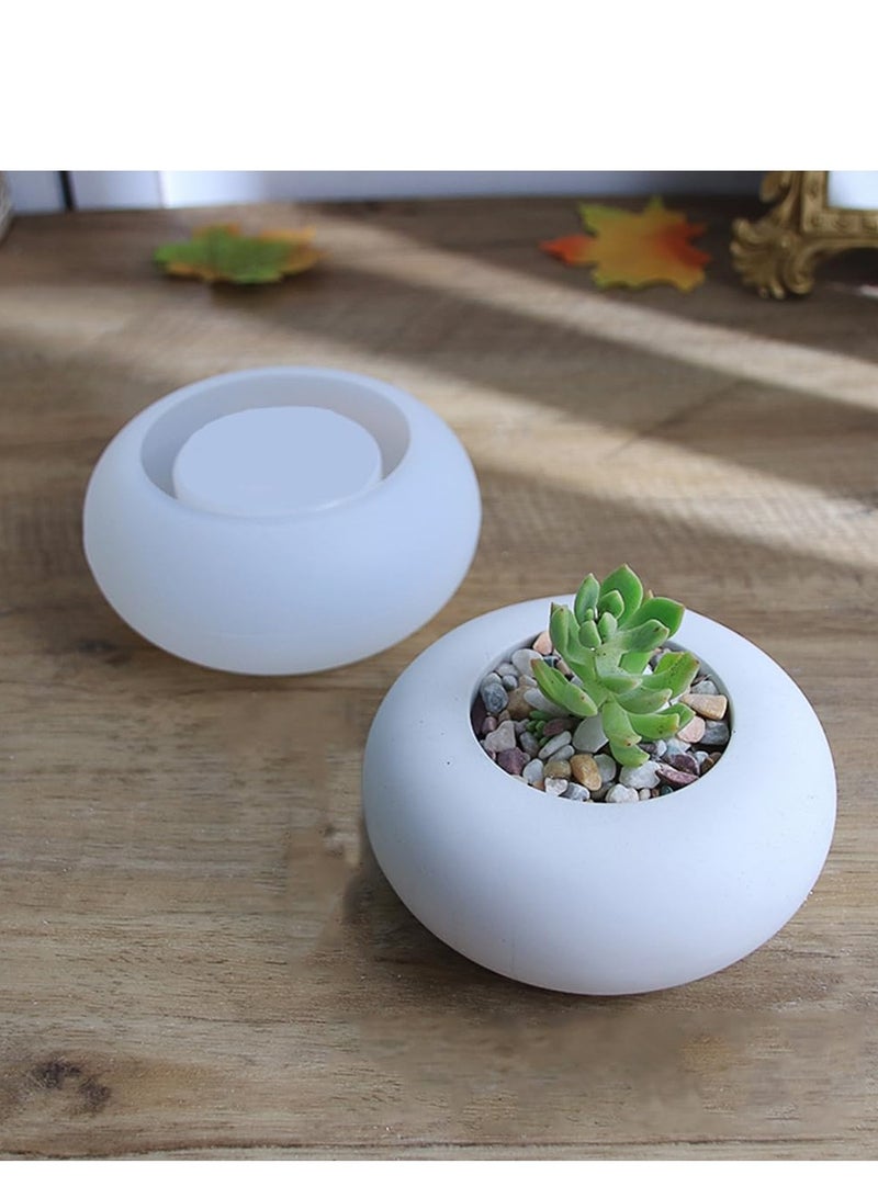 SYOSI Tea Light Candle Holder Resin Molds Silicone,  Epoxy Mould Planter Moldfor DIY Jewelry Box, Candy Box, Plants Pot, Craft Making Decoration, Home Table Decoration - Image 2