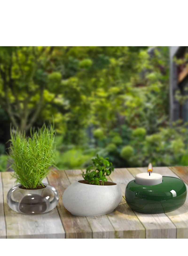 SYOSI Tea Light Candle Holder Resin Molds Silicone,  Epoxy Mould Planter Moldfor DIY Jewelry Box, Candy Box, Plants Pot, Craft Making Decoration, Home Table Decoration - Image 5