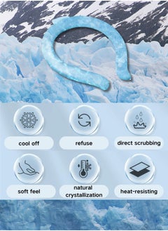 UChic Neck Cooling Tube, Body Cooler, Reusable Ice Cooler Ring Wearable Body Cooling Products, Neck Coolers for Hot Weather, Summer  - Image 2