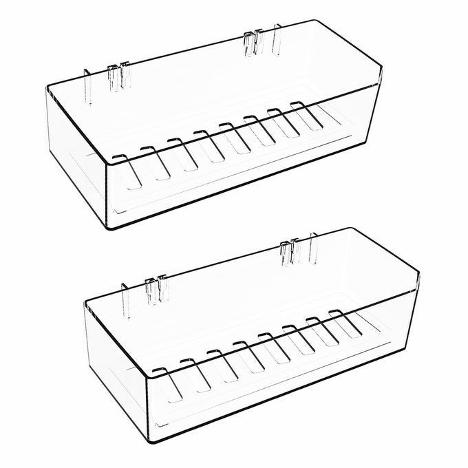 BATHROOM SHOWER SHELF ORGANIZER RACKADHESIVE SHOWER ORGANIZER FOR BATHROOM STORAGEHOME DECORKITCHENWALL SHOWER CADDY SHELF NON DRILLING ADHESIVE AND NO DAMAGE WALL MOUNT2 PACK CLEAR