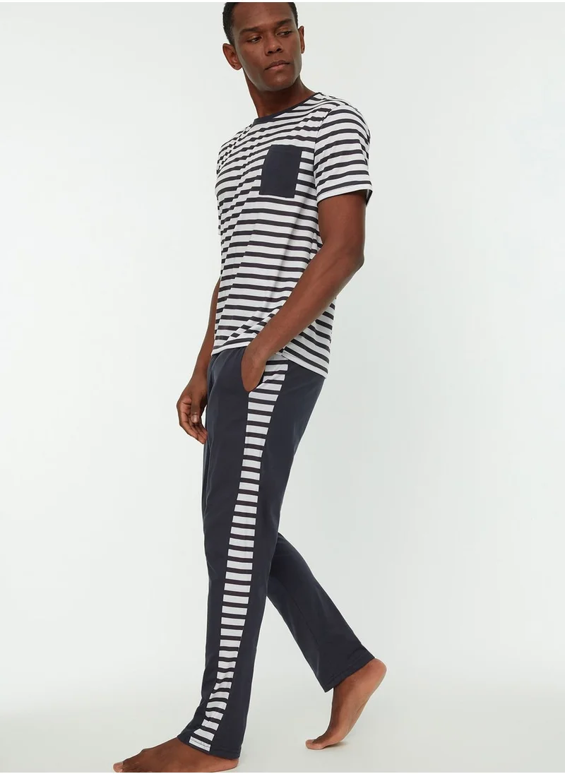 trendyol Striped Pyjama Set