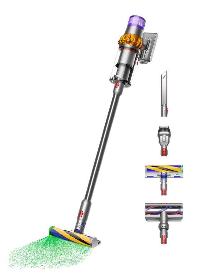 دايسون مكنسة V15 ديتكت أبسوليوت الكهربائية اللاسلكية 0.77 L 660 W V15 أصفر/آيرون/نيكل - Image 1