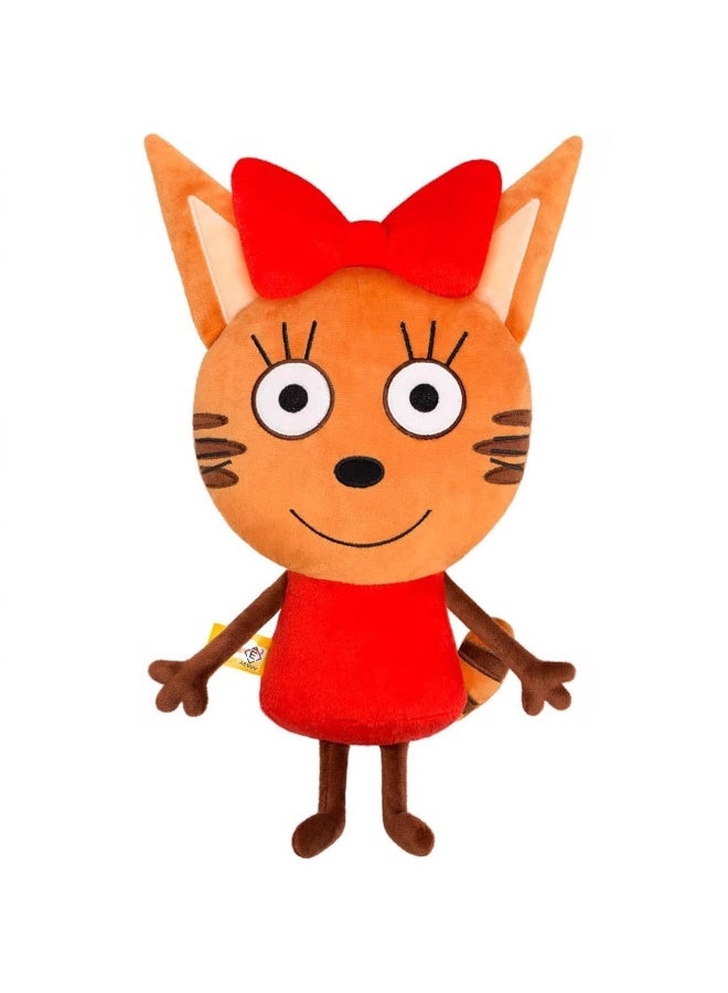 عام طفل القطط الإلكترونية لعبة من الكارتون كاراميلكا ثلاث دمى القط أفخم دمى لطيف لينة - Image 1