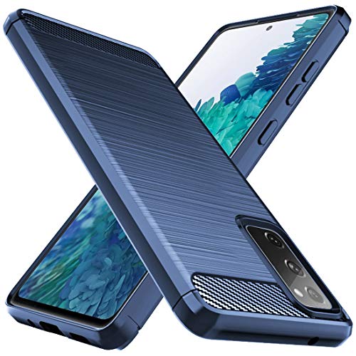 Osophter for Galaxy S20 FE Case,Samsung S20 FE 5G Case Shock-Absorption Flexible TPU Rubber Protective Cell Phone Cover for Samsung Galaxy S20 FE 5G(Navy Blue) - Image 1