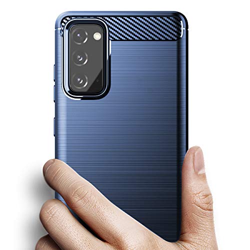Osophter for Galaxy S20 FE Case,Samsung S20 FE 5G Case Shock-Absorption Flexible TPU Rubber Protective Cell Phone Cover for Samsung Galaxy S20 FE 5G(Navy Blue) - Image 3
