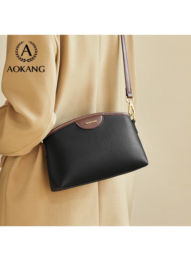 Aokang Women's Handbag, Cowhide, Trendy Small Square Bag, Light Luxury Crossbody Shoulder Bag, Birthday Gift For Girlfriend Or Wife, Qixi Festival Gift - Image 3