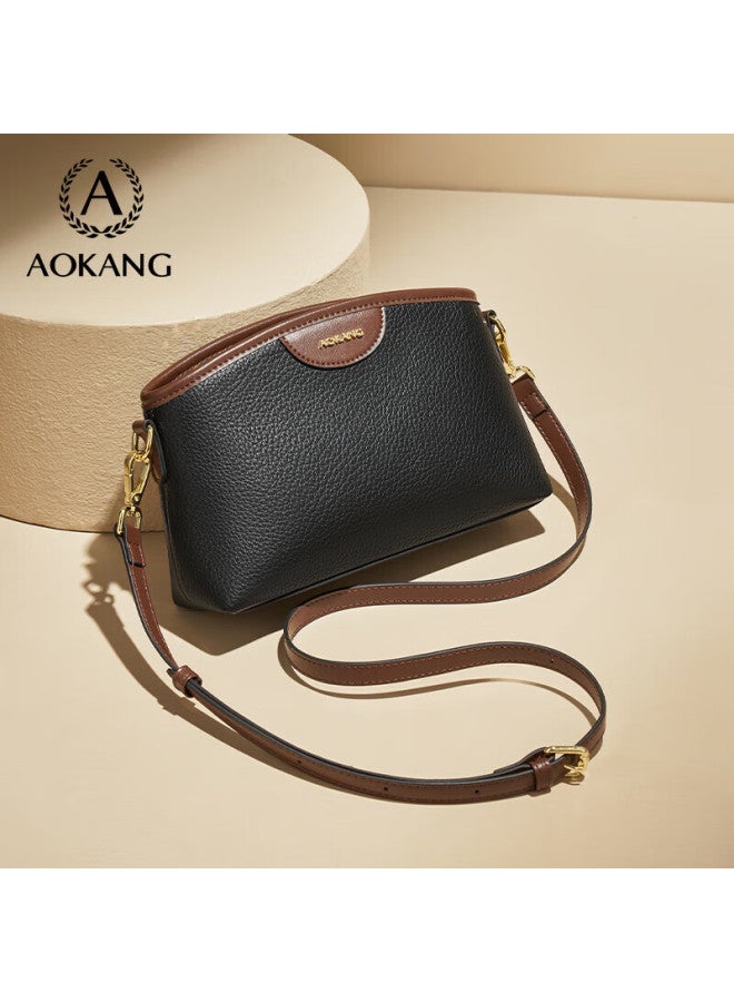 Aokang Women's Handbag, Cowhide, Trendy Small Square Bag, Light Luxury Crossbody Shoulder Bag, Birthday Gift For Girlfriend Or Wife, Qixi Festival Gift - Image 2