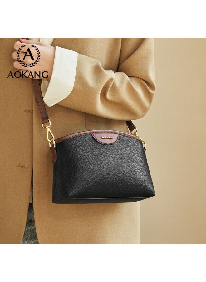Aokang Women's Handbag, Cowhide, Trendy Small Square Bag, Light Luxury Crossbody Shoulder Bag, Birthday Gift For Girlfriend Or Wife, Qixi Festival Gift - Image 4