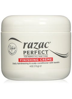 RAZAC Razac Perfect for Perms Finishing Creme Daily Hairdressing and Scalp Conditioner, 4 Ounce 