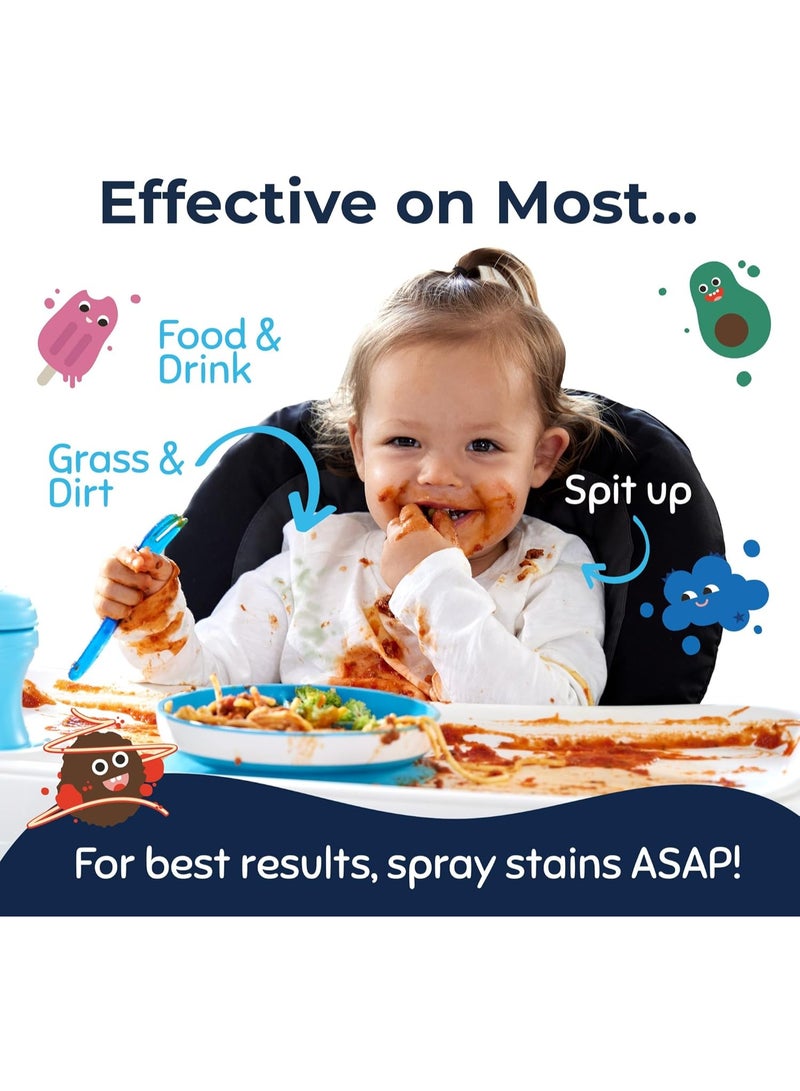 Family Safe Stain Removal Spray For Baby Feeding Accidents Food Spills And Everyday Messes Fast Acting Formula Suitable For Clothing Upholstery Bedding And Fabrics - Image 4