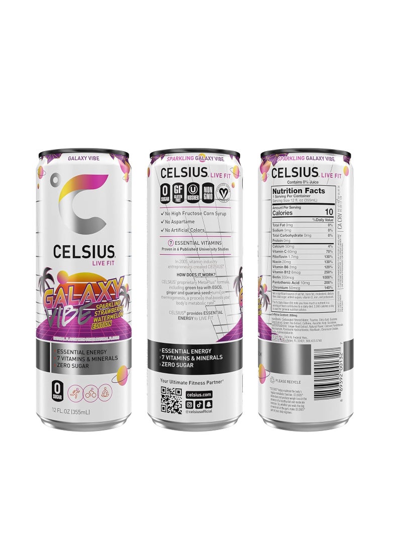 CELSIUS Sparkling Galaxy Vibe Energy Drink Pack of 12 - pzsku/Z3E6F37DE673906E9A5EAZ/45/_/1717180128/4c8b7549-8cbc-4769-9f0e-c2ab82044415