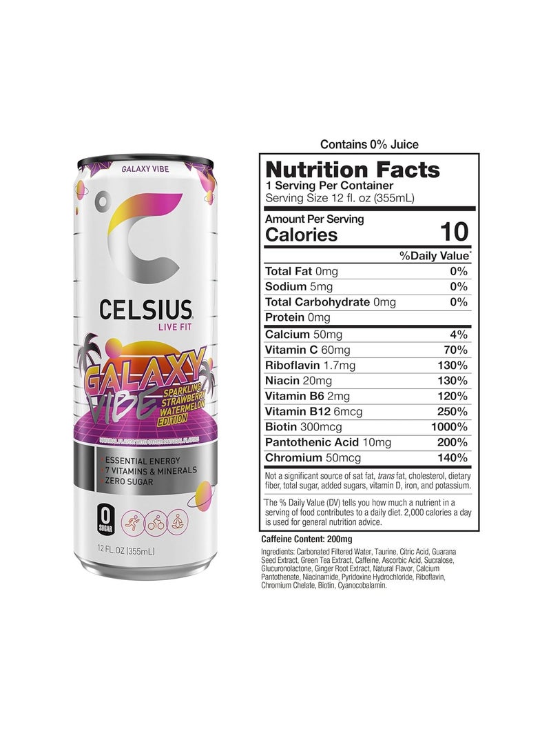 CELSIUS Sparkling Galaxy Vibe Energy Drink Pack of 12 - pzsku/Z3E6F37DE673906E9A5EAZ/45/_/1717180129/1cbe78f1-d4b2-45ac-baa7-2394e6423fc1