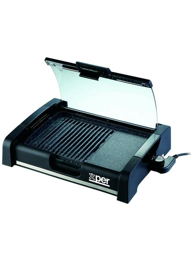 XPER Health Grill - 1650 Watt - Granite Surface - Black - XPGR-102M - Image 3
