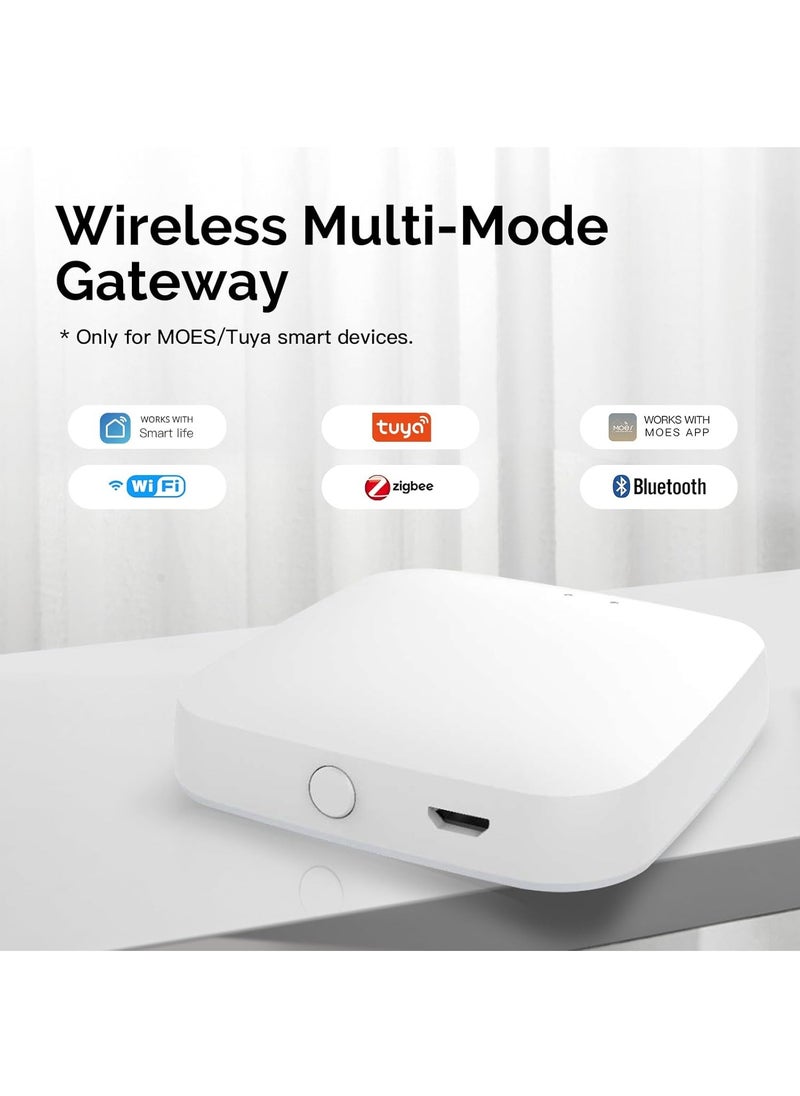 MOES - Tuya Smart WiFi USB Gateway, Low Energy 5.0 Bluetooth+ZigBee 3.0 Wireless Hub, Smart Life APP Control Smart Home Wireless Bridge Control Compatible with Alexa Google Home - Image 1
