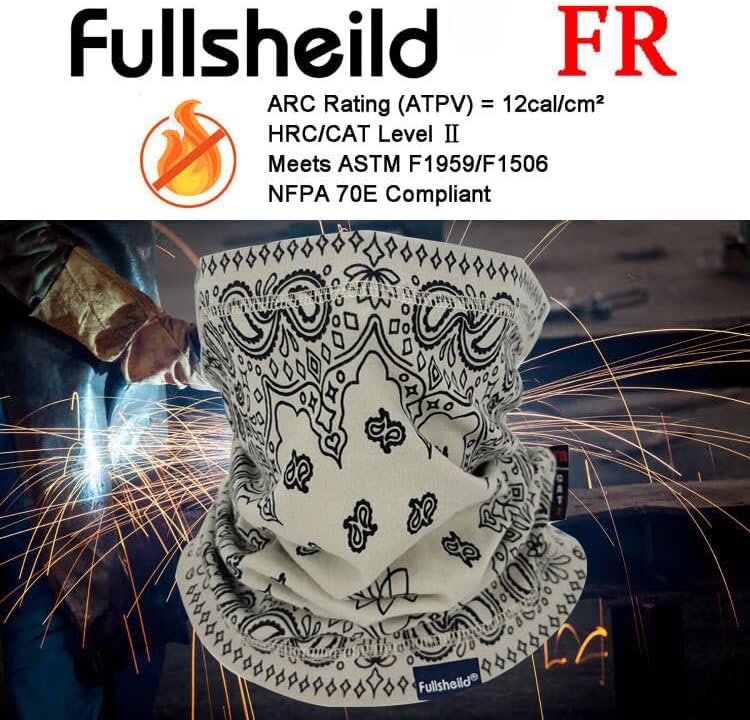 Fullsheild FR Flame Resistant Face Mask Full Cover Neck Gaiter Snood for Welding Hunting Army Military Working - Image 3