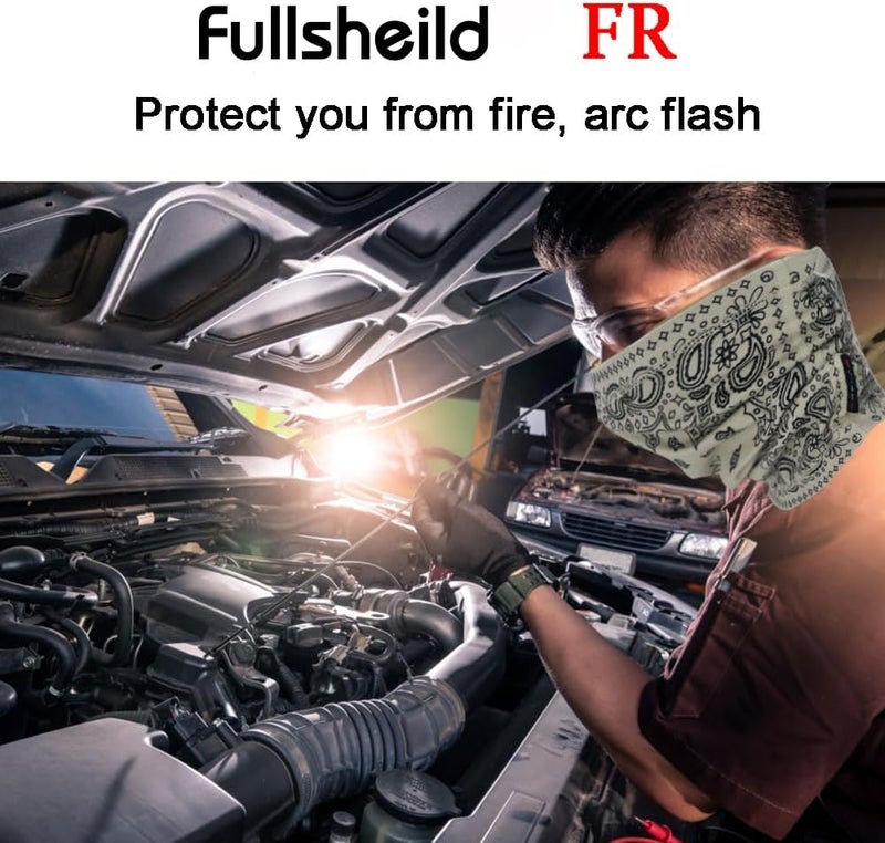 Fullsheild FR Flame Resistant Face Mask Full Cover Neck Gaiter Snood for Welding Hunting Army Military Working - Image 4