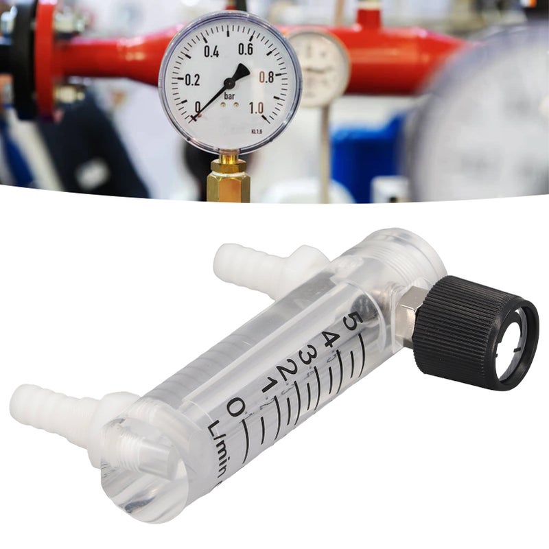 0‑5LPM Adjustable Air Flow Meter High Accuracy Flowmeter with Scales Panel Mount Type - Image 5