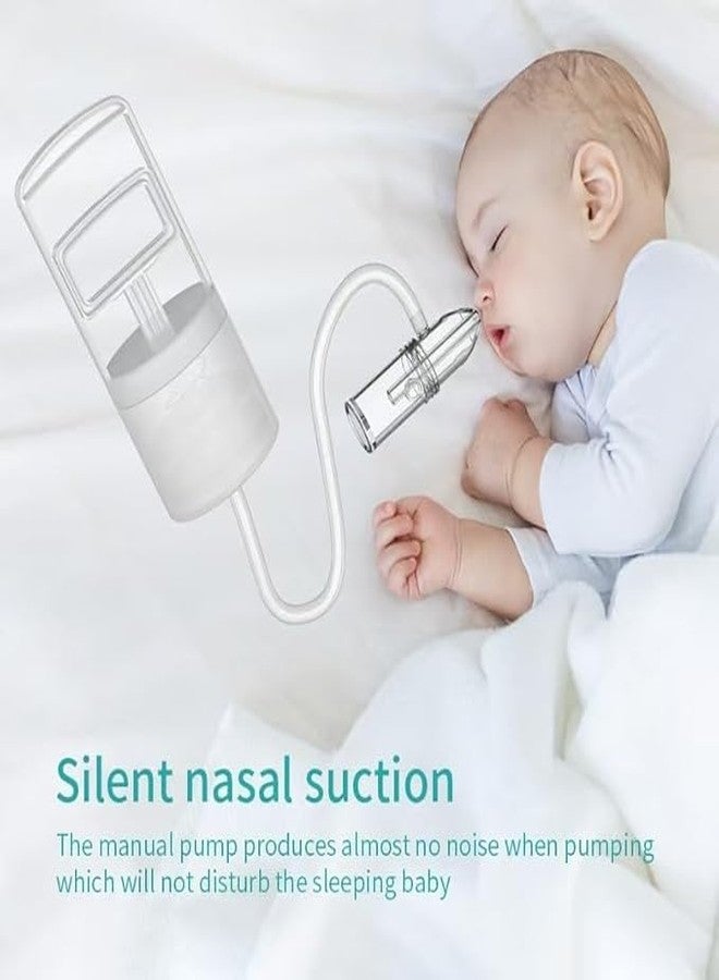 SQUISHCO Nasal Aspirator for Newborn, Mucus Sucker for Nose, Nose Cleaner for New Born, Portable Hand Pump Nasal Aspirator for Congestion Care - Image 2