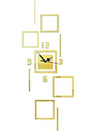 design wall clock 3D acrylic material Removable wall clock Squares and lines pattern wall clock - pzsku/Z3E6F77609E08D684C011Z/45/_/1671101512/562150ba-4772-46b6-a903-19c79d2f0e9b