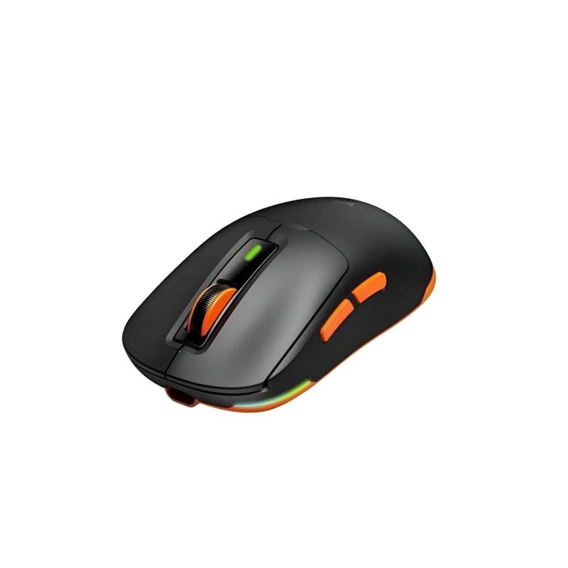 MEETION Air GW24 Wireless Gaming Mouse 62g Tri-Mode 2.4G Bluetooth USB Type-C 8000 DPI RGB Lighting 600mAh Battery Black - Image 5