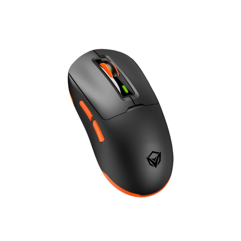 MEETION Air GW24 Wireless Gaming Mouse 62g Tri-Mode 2.4G Bluetooth USB Type-C 8000 DPI RGB Lighting 600mAh Battery Black - Image 1